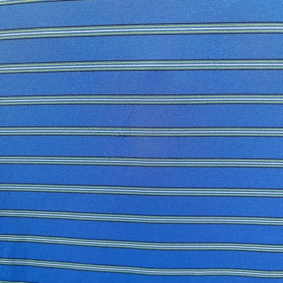 Nike Polo‎ Shirt Mens Size XL stripes Blue Golf Fit Dry short Sleeve henley - Picture 7 of 12